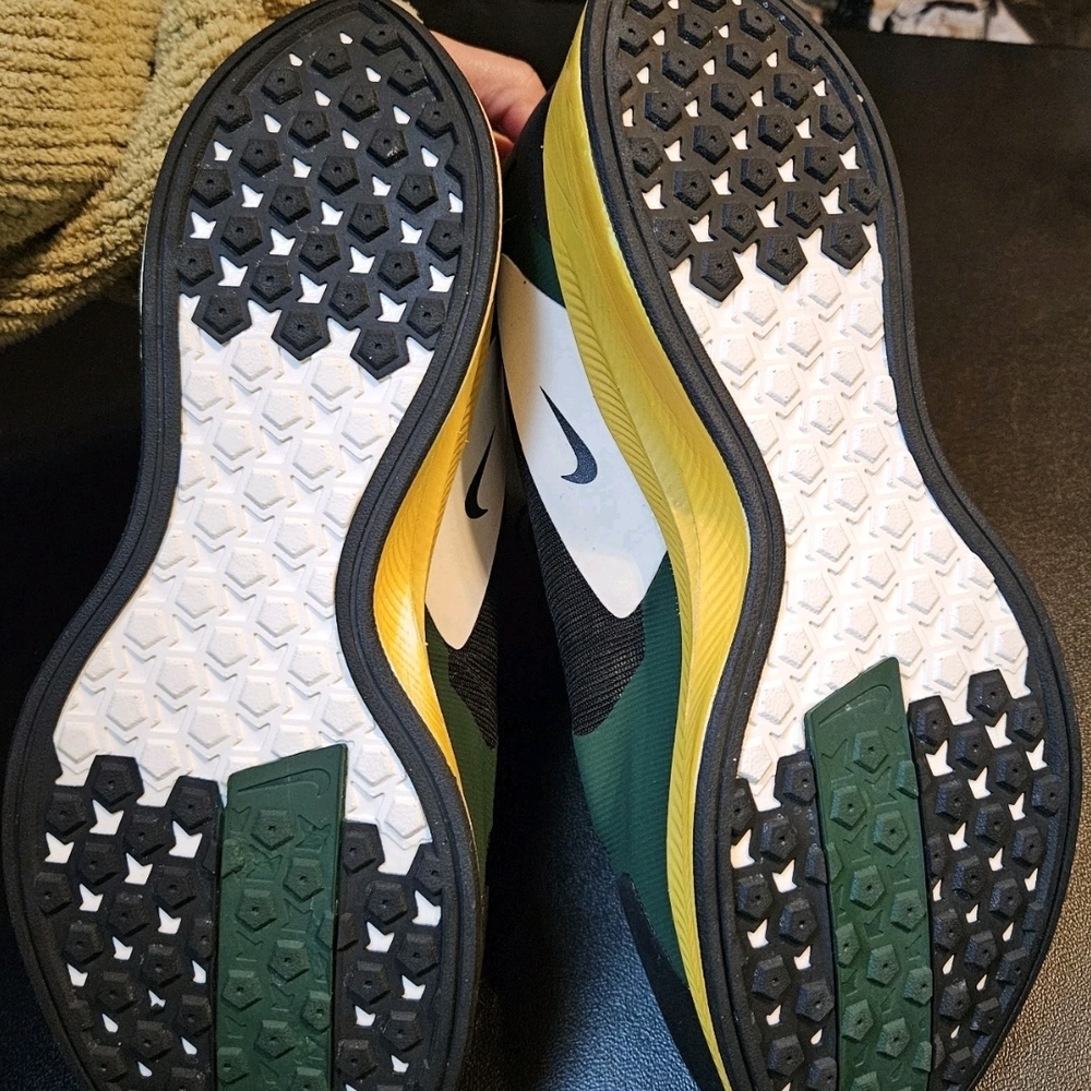 Nike Zoom Pegasus 35 Turbo Gyakusou US 7 Mens Fir Green, Black, Gold Dart - Picture 4 of 7